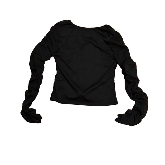 Stella Luce black crop dressy top NWT - Picture 2 of 2